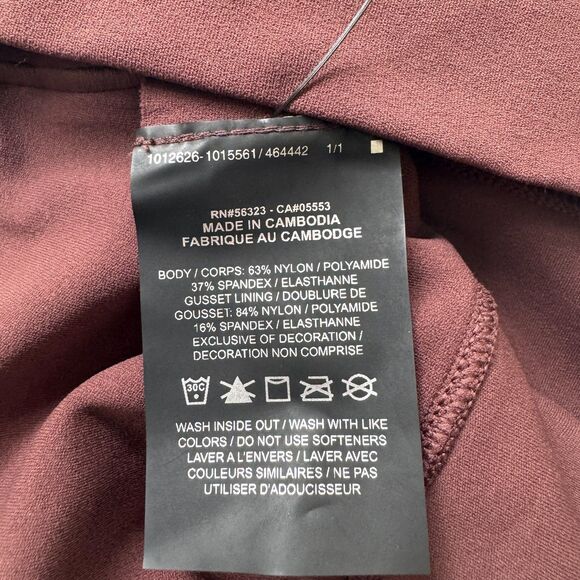 NWT Nike Zenvy High Rise InfinaSoft Dri-Fit 7/8 Length Brown Leggings Women's XL - Picture 11 of 11